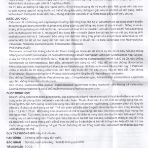 Thuốc Cezirnate 500mg Uphace điều trị nhiễm khuẩn thể nhẹ đến vừa ở đường hô hấp (2 vỉ x 5 viên)