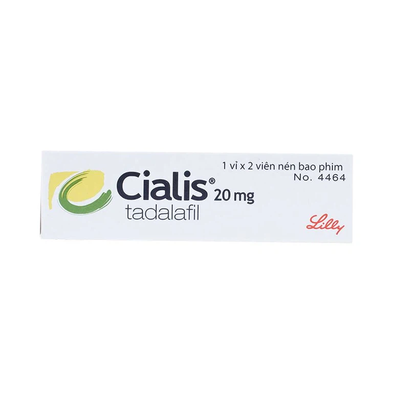 Thuốc Cialis Lilly điều trị rối loạn cương dương (1 vỉ x 2 viên)