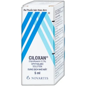 Thuốc nhỏ mắt Ciloxan Alcon điều trị loét giác mạc, viêm kết mạc (5ml)