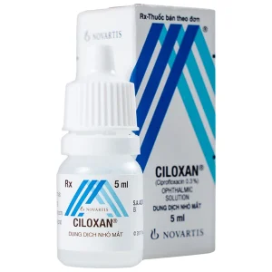 Thuốc nhỏ mắt Ciloxan Alcon điều trị loét giác mạc, viêm kết mạc (5ml)