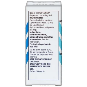 Thuốc nhỏ mắt Ciloxan Alcon điều trị loét giác mạc, viêm kết mạc (5ml)