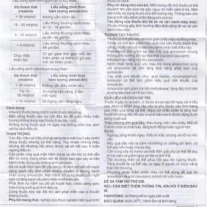 Thuốc Claminat IMP 250/31.25 điều trị nhiễm khuẩn (12 gói)