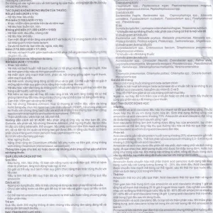 Thuốc bột pha hỗn dịch uống Claminat IMP 500mg/62.5mg điều trị nhiễm khuẩn (12 gói)