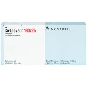 Thuốc Codiovan 160mg/25mg Novartis điều trị tăng huyết áp (2 vỉ x 14 viên)