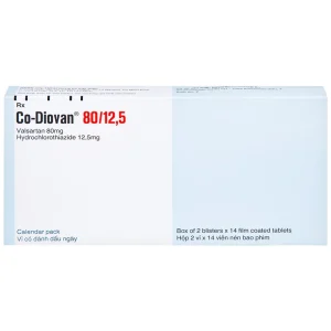 Thuốc Codiovan 80mg/12.5mg Novartis điều trị tăng huyết áp (2 vỉ x 14 viên)