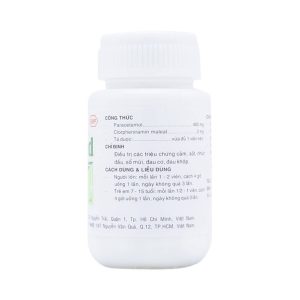 Thuốc Coldfed điều trị triệu chứng cảm, sốt, nhức đầu, sổ mũi, đau khớp, đau cơ (80 viên)