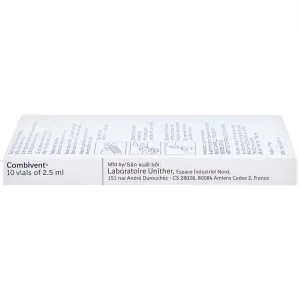 Dung dịch khí dung Combivent Boehringer kiểm soát co thắt phế quản (1 vỉ x 10 ống)