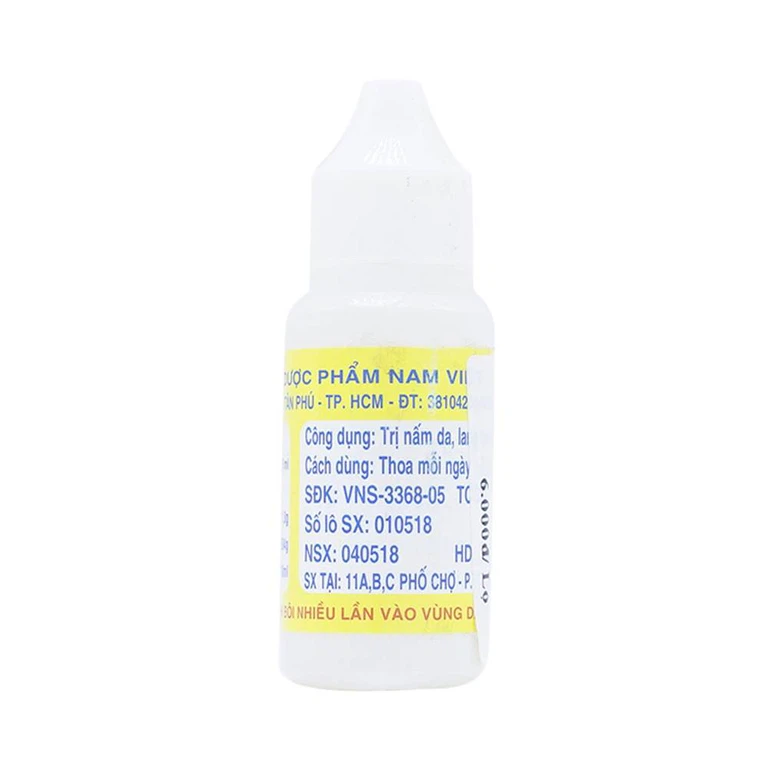 Dung dịch ASA Nam Việt điều trị hắc lào, nấm da (18ml)