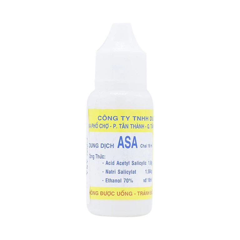Dung dịch ASA Nam Việt điều trị hắc lào, nấm da (18ml)