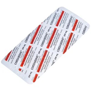 Thuốc Cordarone 200mg Sanofi phòng ngừa và điều trị một số dạng rối loạn nhịp tim (30 viên)