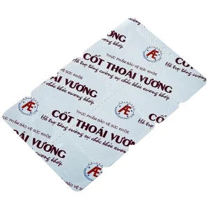 Viên uống Cốt Thoái Vương Á Âu hỗ trợ giảm triệu chứng viêm thoái hóa khớp (3 vỉ x 10 viên)
