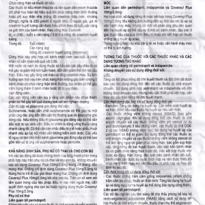 Thuốc Coversyl Plus 10mg/2.5mg Servier điều trị tăng huyết áp (30 viên)