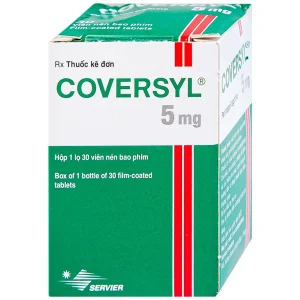 Thuốc Coversyl 5mg Servier điều trị tăng huyết áp (30 viên)