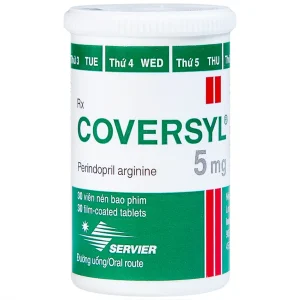 Thuốc Coversyl 5mg Servier điều trị tăng huyết áp (30 viên)