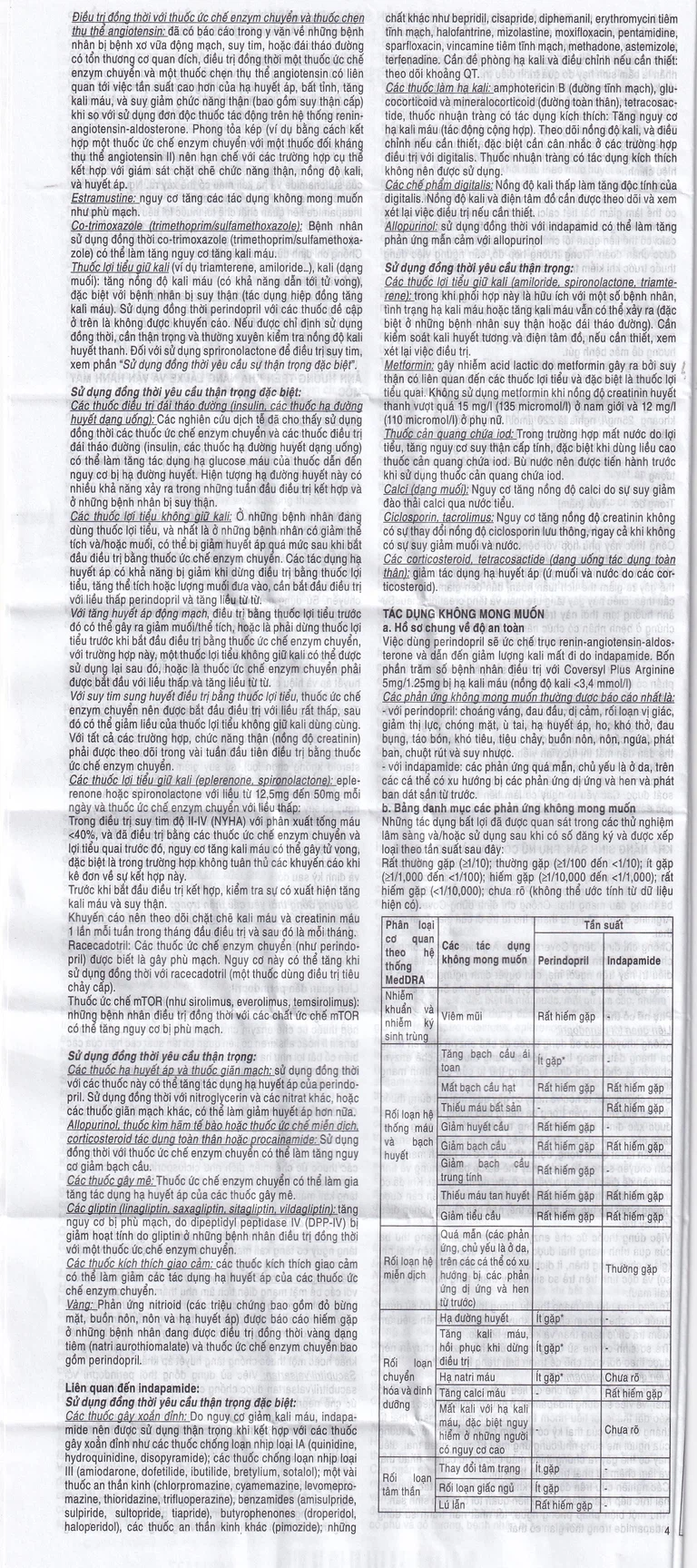 Thuốc Coversyl Plus 5mg/1.25mg Servier điều trị tăng huyết áp (30 viên)