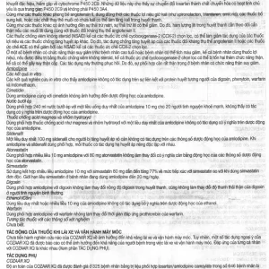 Thuốc Cozaar XQ 5/100mg MSD điều trị cao huyết áp vô căn (3 vỉ x 10 viên)