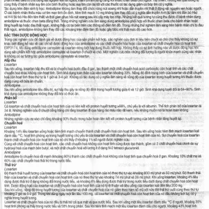 Thuốc Cozaar XQ 5/50mg MSD điều trị cao huyết áp vô căn (3 vỉ x 10 viên)