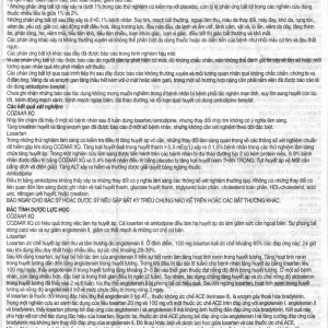 Thuốc Cozaar XQ 5/50mg MSD điều trị cao huyết áp vô căn (3 vỉ x 10 viên)