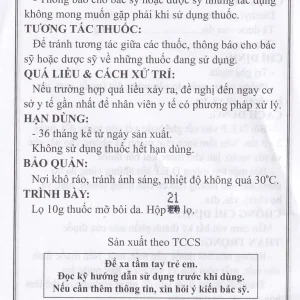 Thuốc mỡ bôi da D.E.P Mekophar điều trị ghẻ ngứa (10g)