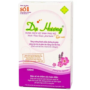 Dung dịch vệ sinh phụ nữ Dạ Hương Lavender Hoa Linh làm sạch vùng kín, ngăn mùi suốt 24h (100ml)