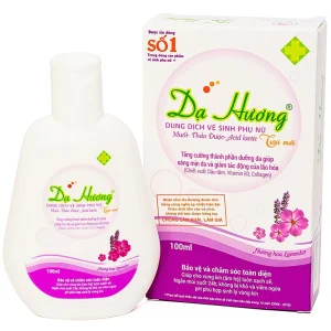 Dung dịch vệ sinh phụ nữ Dạ Hương Lavender Hoa Linh làm sạch vùng kín, ngăn mùi suốt 24h (100ml)