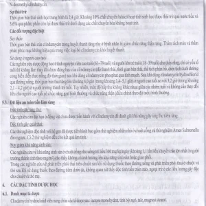 Thuốc Dalacin C 300mg Pfizer điều trị nhiễm khuẩn (2 vỉ x 8 viên)