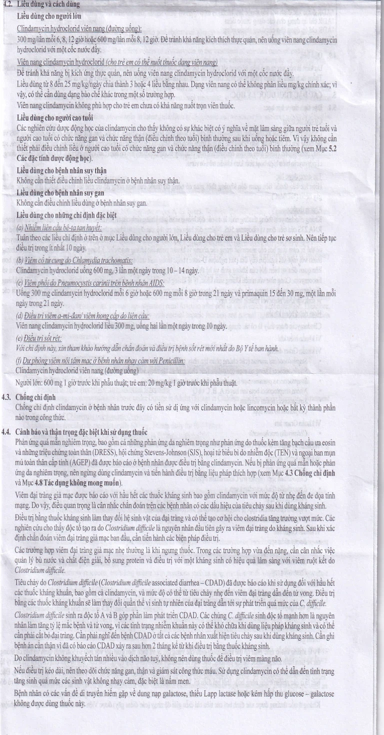 Thuốc Dalacin C 300mg Pfizer điều trị nhiễm khuẩn (2 vỉ x 8 viên)