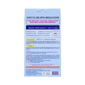 Miếng dán hạ sốt Aikido Gel Cool Patch chườm mát khi bị sốt nóng, say nắng, ngừa co giật ở trẻ (3 gói x 2 miếng)