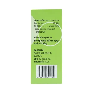 Dầu Khuynh Diệp OPC phòng và trị cảm cúm, sổ mũi, nghẹt mũi (15ml)