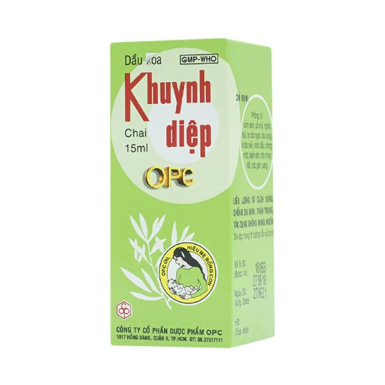 Dầu Khuynh Diệp OPC phòng và trị cảm cúm, sổ mũi, nghẹt mũi (15ml)