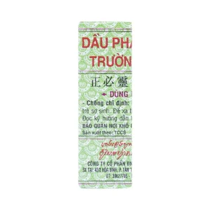 Dầu Phật Linh Trường Sơn điều trị cảm, ho, sổ mũi, nhức đầu, say nắng (10 chai x 1.5ml)