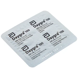 Thuốc Daygra 100 Abbott điều trị rối loạn cương dương (1 vỉ x 4 viên)