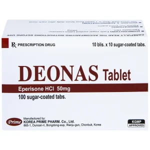 Thuốc Deonas 50mg Korea Prime làm giãn cơ xương (10 vỉ x 10 viên)