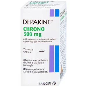 Thuốc Depakine Chrono 500mg Sanofi điều trị động kinh (30 viên)