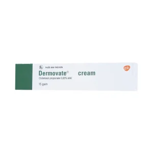 Kem bôi ngoài da Dermovate Cream GSK điều trị vẩy nến, viêm da, lichen phẳng (15g)