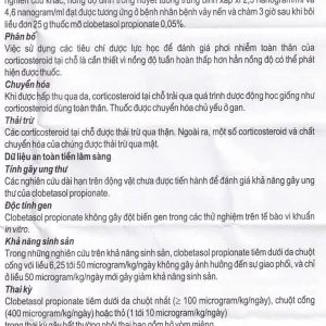 Kem bôi ngoài da Dermovate Cream GSK điều trị vẩy nến, viêm da, lichen phẳng (15g)