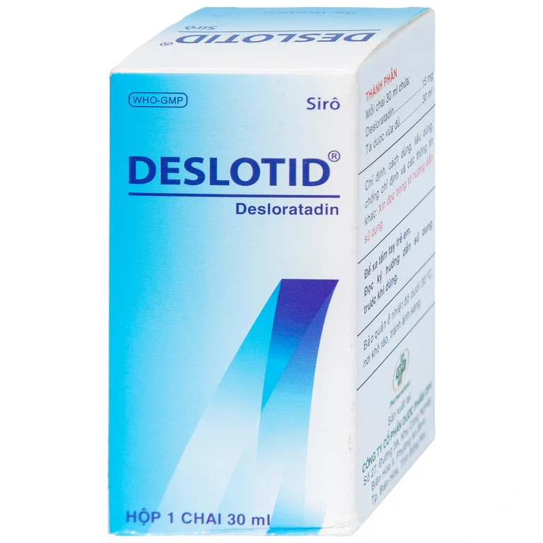 Siro Deslotid OPV điều trị viêm mũi dị ứng, mày đay (30ml)