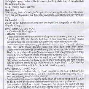 Thuốc Dexipharm 15mg Imexpharm điều trị triệu chứng ho (10 vỉ x 10 viên)