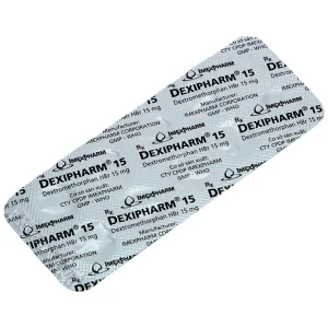 Thuốc Dexipharm 15mg Imexpharm điều trị triệu chứng ho (10 vỉ x 10 viên)