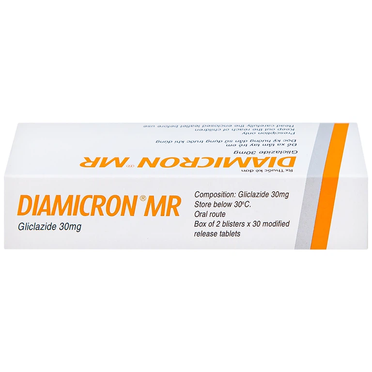 Thuốc Diamicron MR Servier điều trị tiểu đường típ 2 (2 vỉ x 30 viên)
