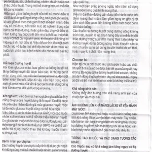 Thuốc Diamicron MR Servier điều trị tiểu đường típ 2 (2 vỉ x 30 viên)