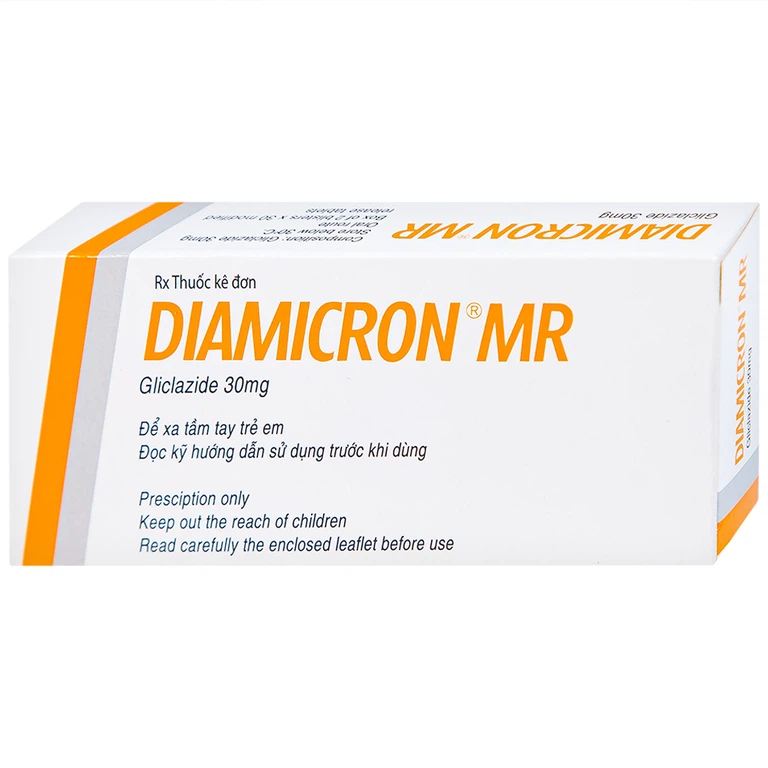 Thuốc Diamicron MR Servier điều trị tiểu đường típ 2 (2 vỉ x 30 viên)