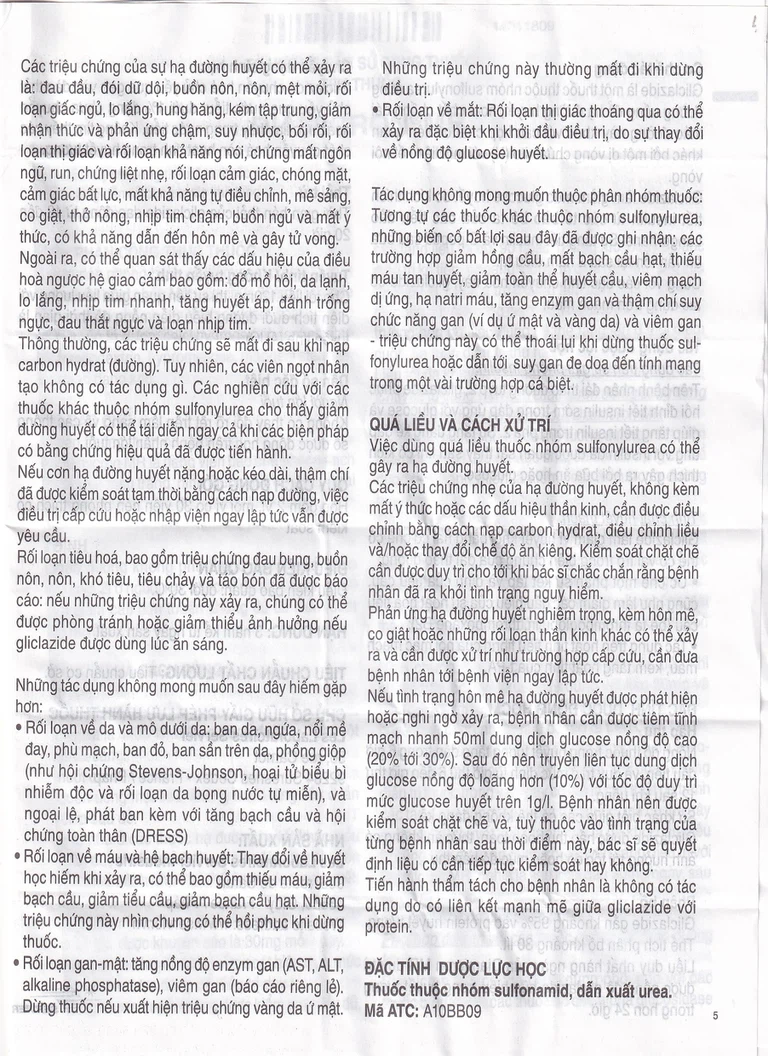 Thuốc Diamicron MR Servier điều trị tiểu đường típ 2 (2 vỉ x 30 viên)