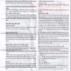 Thuốc Diamicron MR 60mg Servier điều trị tiểu đường típ 2 (2 vỉ x 15 viên)