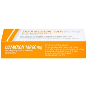 Thuốc Diamicron MR 60mg Servier điều trị tiểu đường típ 2 (2 vỉ x 15 viên)