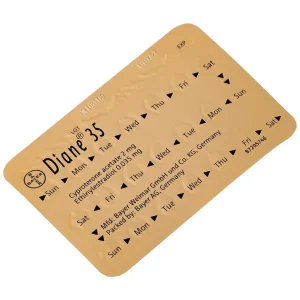 Thuốc Diane 35 Bayer điều trị mụn trứng cá mức độ vừa đến nặng (1 vỉ x 21 viên)