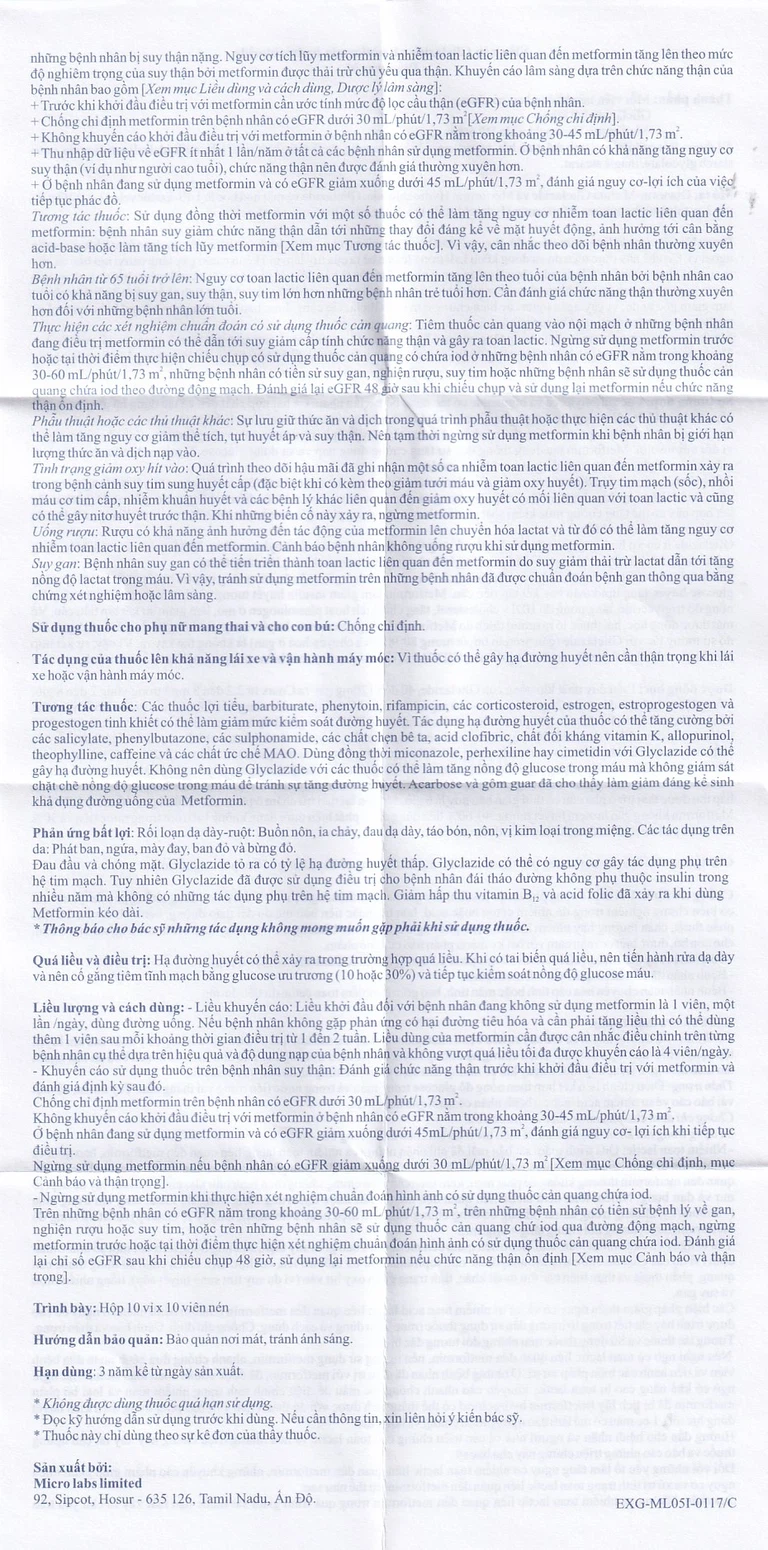 Thuốc Dianorm-M Micro điều trị đái tháo đường (10 vỉ x 10 viên)