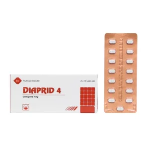 Thuốc Diaprid 4 Pymepharco điều trị đái tháo đường típ 2 (2 vỉ x 15 viên)