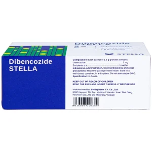 Thuốc cốm Dibencozide Stella 2mg điều trị hỗ trợ chán ăn, suy dinh dưỡng, chậm lớn (10 gói x 1.5g)