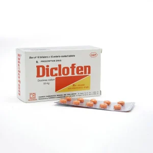 Thuốc Diclofen Pharmedic điều trị viêm thấp khớp mãn tính (3 vỉ x 10 viên)